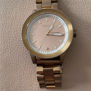 Nixon gold watch